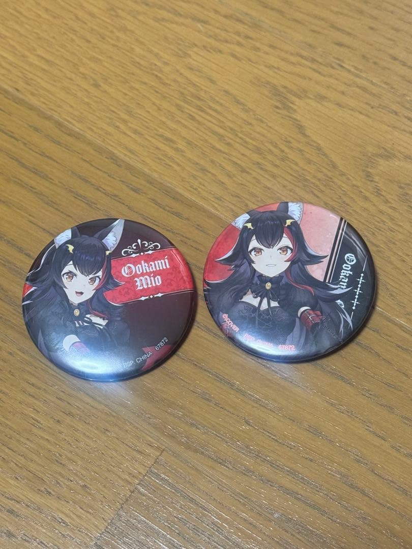 一番くじ ホロライブ ～Villain Style～大神ミオ 缶バッジ - メルカリ