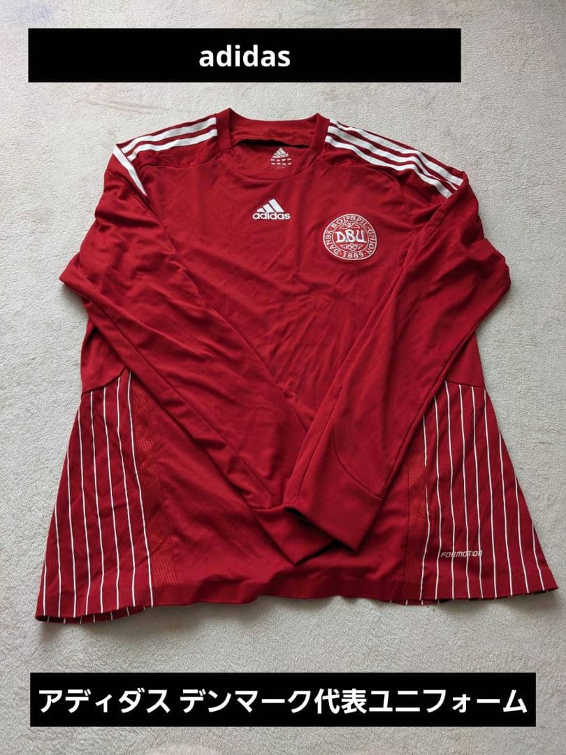 adidas DBU 赤 長袖シャツ - メルカリ