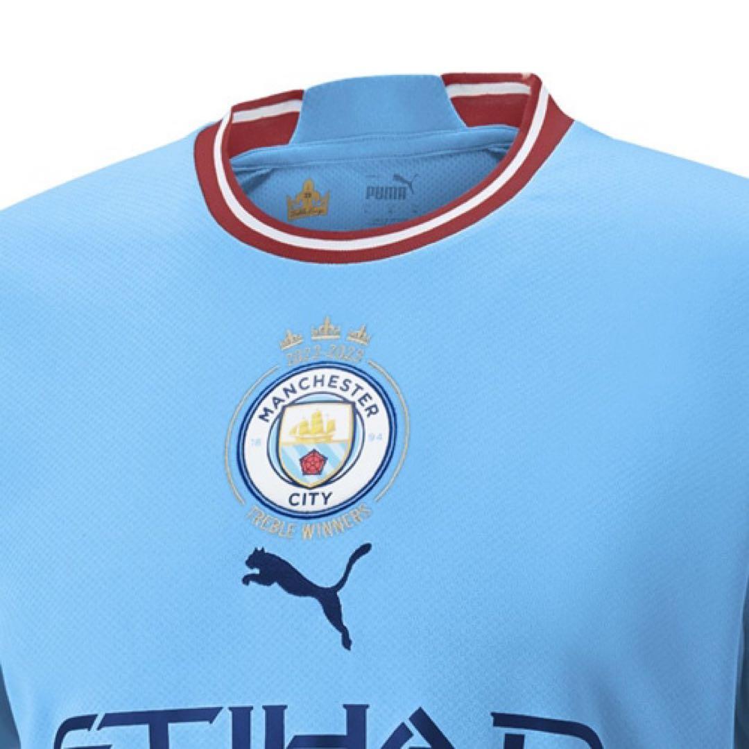 22-23 マンチェスター シティ 3冠達成記念ユニフォーム - メルカリ