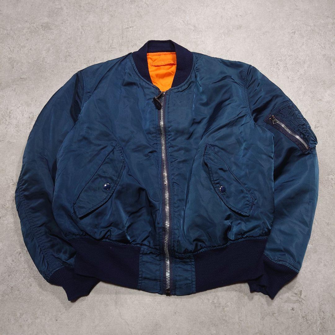 80s 90s ALPHA INDUSTRIES MA-1 USA製 L USA製 90s ALPHA MA-1 JKT