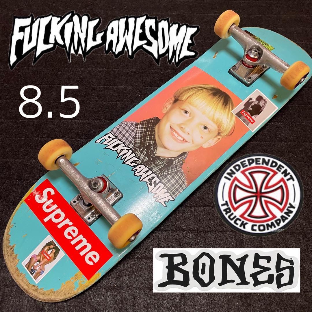 ファッキングオーサム　スケボー　スケートボード　インディペンデント　BONES FUCKING AWESOME（ファッキング オーサム） ファッキンオーサム 8.0