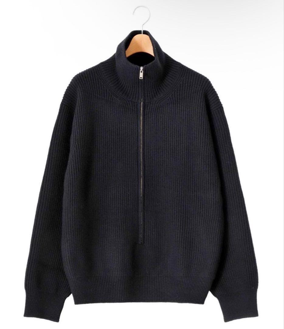 トップス YOKE 3/4 FRONT ZIP HIGHNECK RIB SWEATER YOKE(ヨーク) WOOL 3/4 FRONT ZIP HIGHNECK RIB SWEATER - COLDBECK