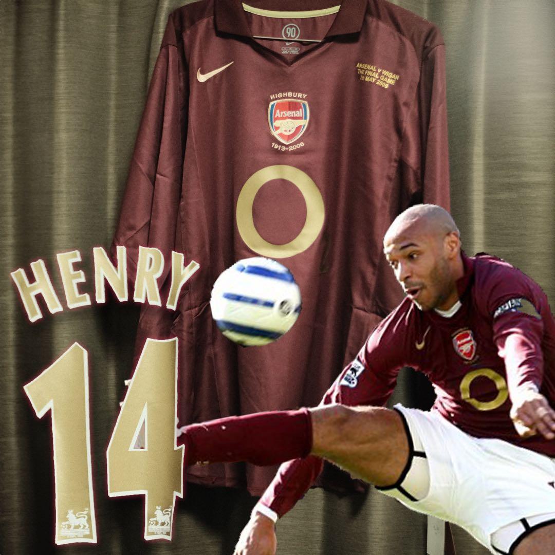 タグ付】05/06 アンリ アーセナル ユニフォーム ハイバリー ラスト