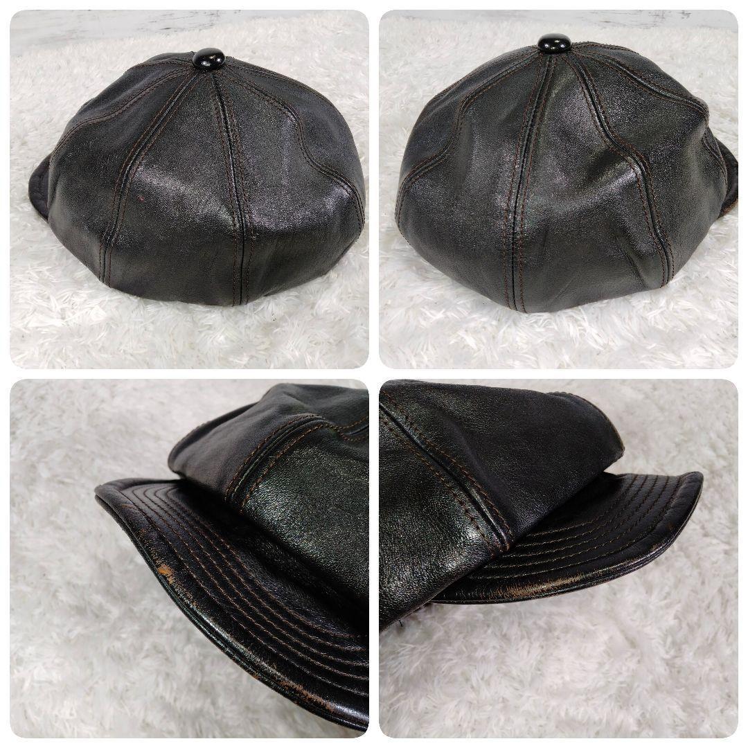 トロフィークロージング レザーキャスケット