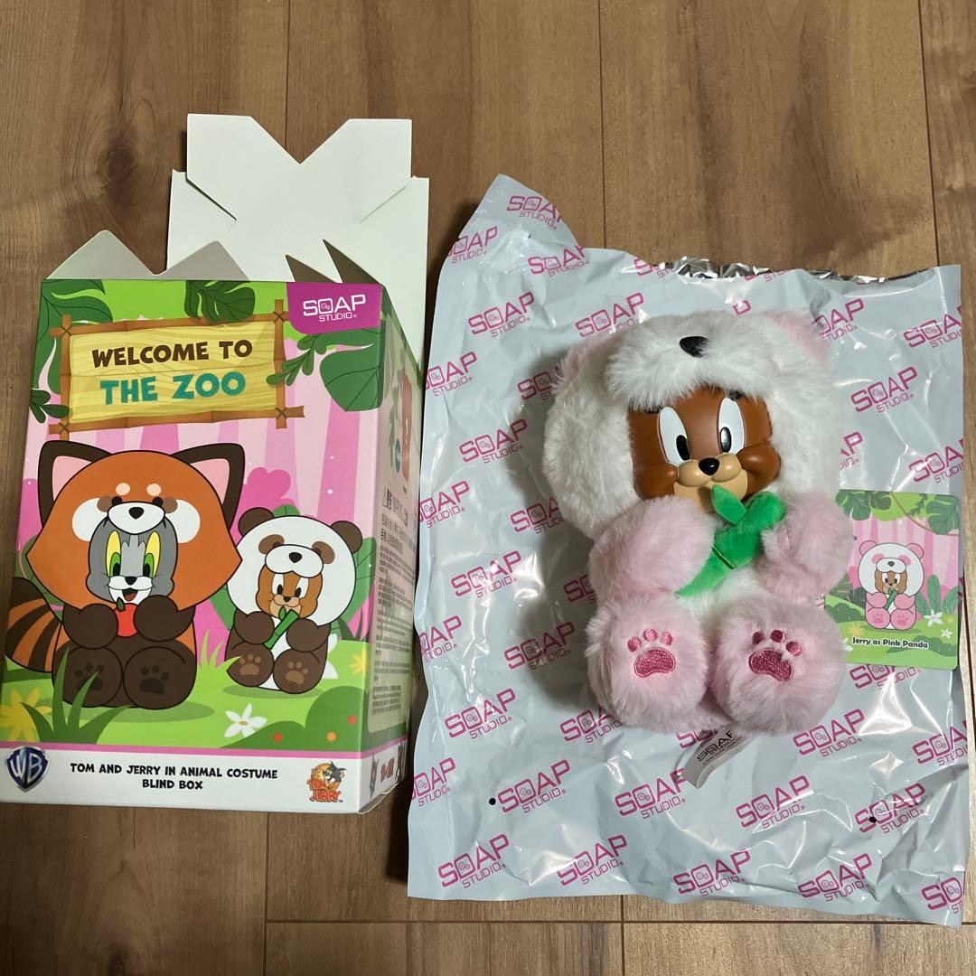 新品 トムとジェリー アニマルコスチューム シークレット ピンクパンダ