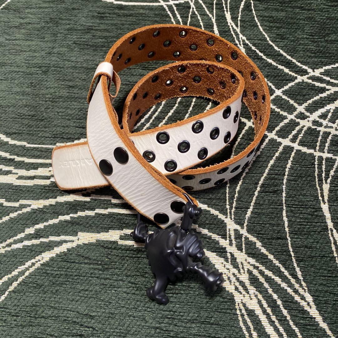 小物 Oakley skull logo buckle belt オークリー（OAKLEY）（メンズ）ゴルフ SKULL ベルト FOS901604-02E