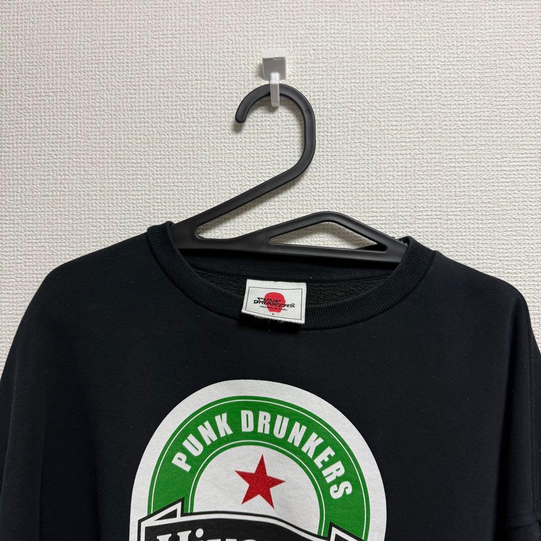 PUNK DRUNKERS Hiyanen スウェット トレーナー ブラック
