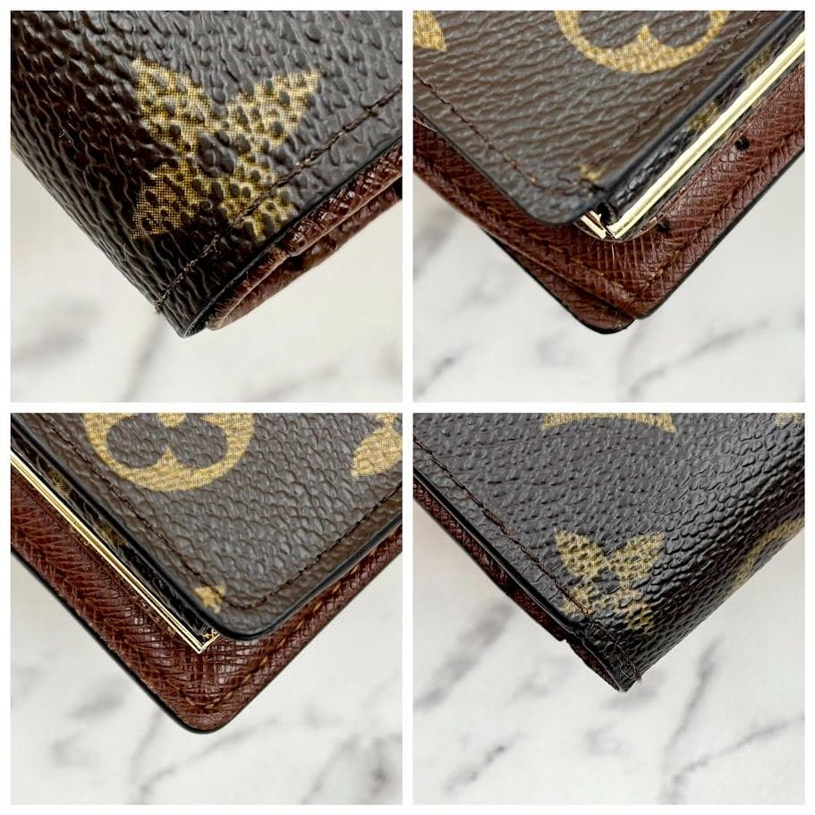 極美品】ルイヴィトン モノグラム ヴィエノワ 折り財布 がま口 - メルカリ