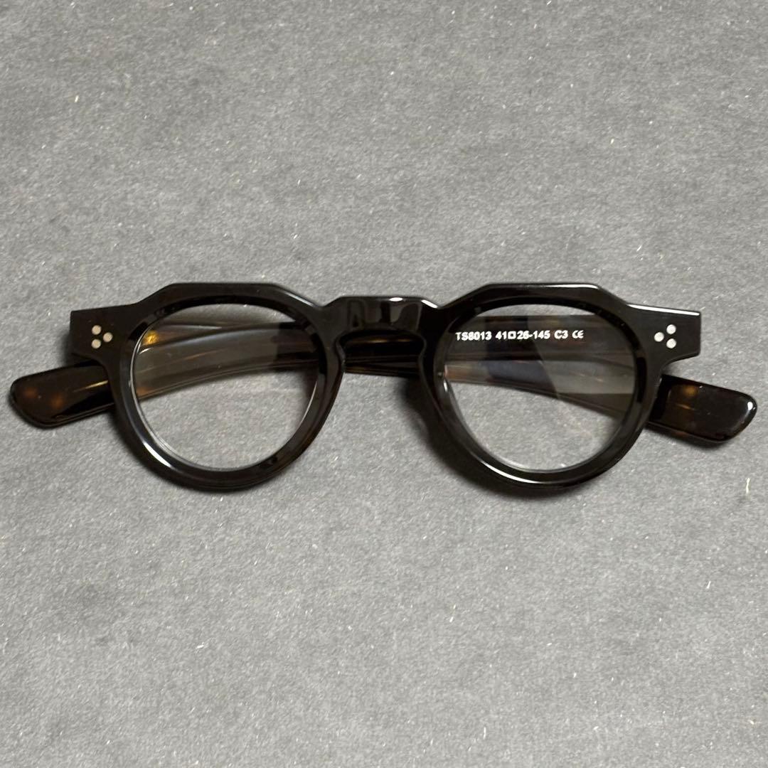 フレンチヴィンテージ クラウンパント レスカ ギュパール Leopard 眼鏡