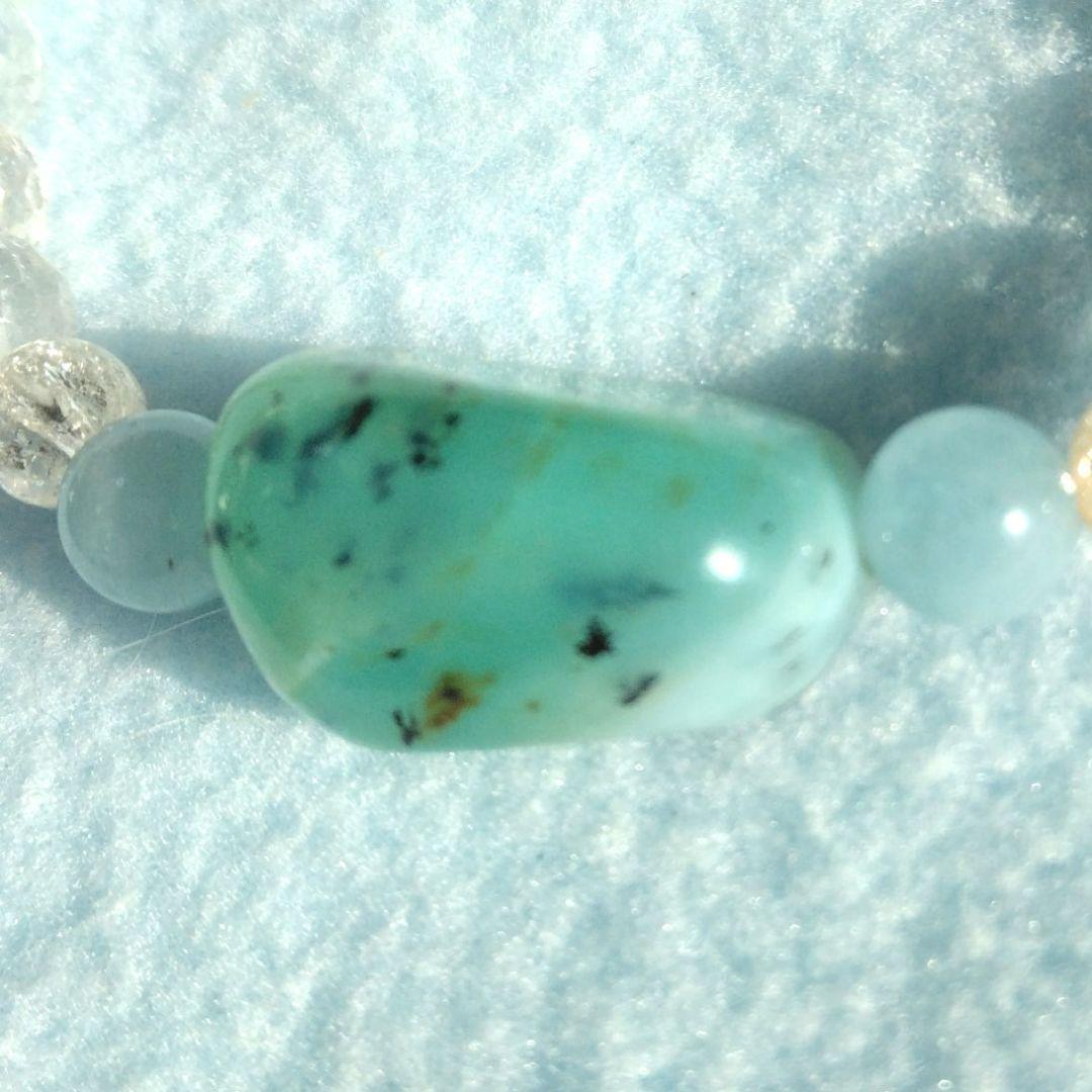 SAYA様 ブレス２点 幸運体質特集♡希少 デンデライト入ブルーオパール ブレス