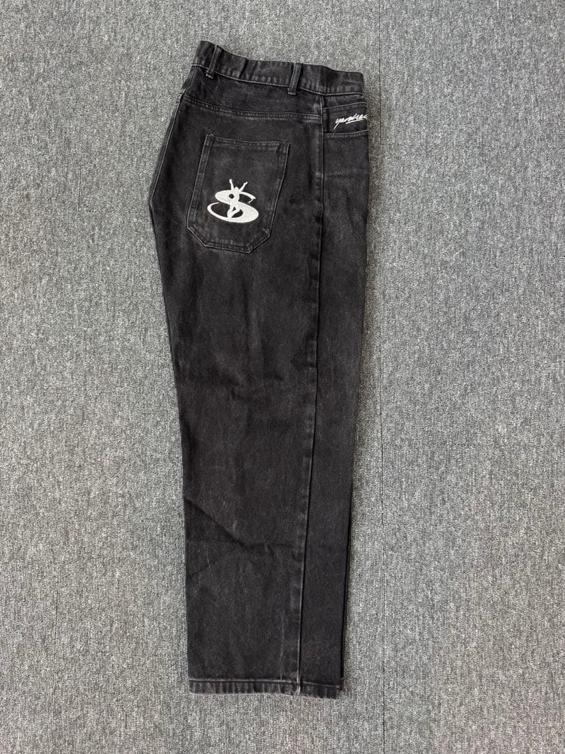 YARDSALE ブラックデニム S