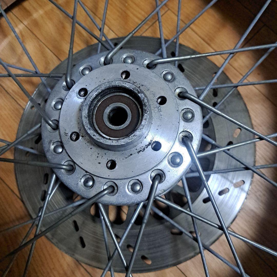 gs400スポークホイール ダブルディスク - メルカリ