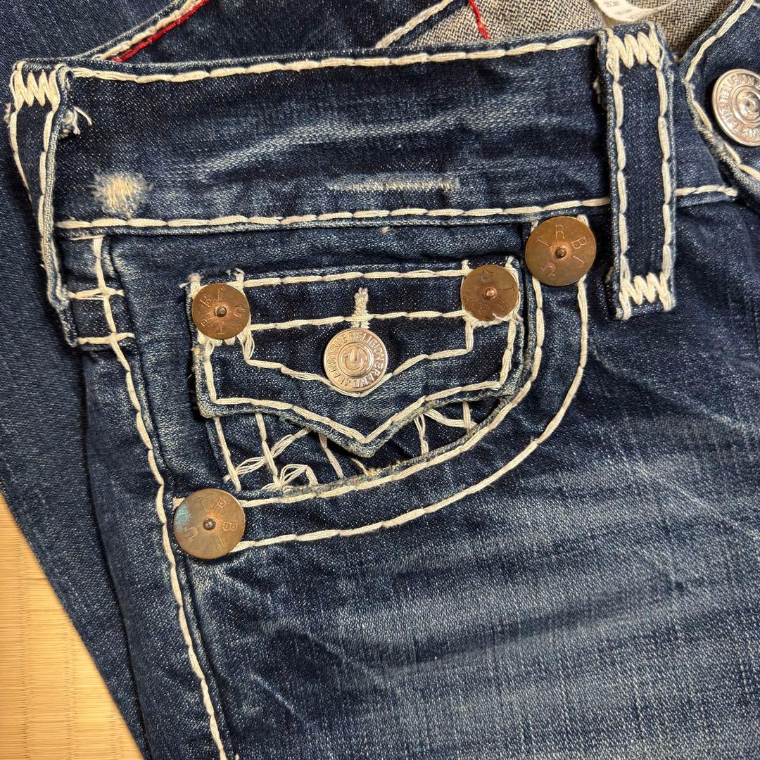 ✨希少✨ TRUE RELIGION BILLY SUPER T 白ステッチ - メルカリ