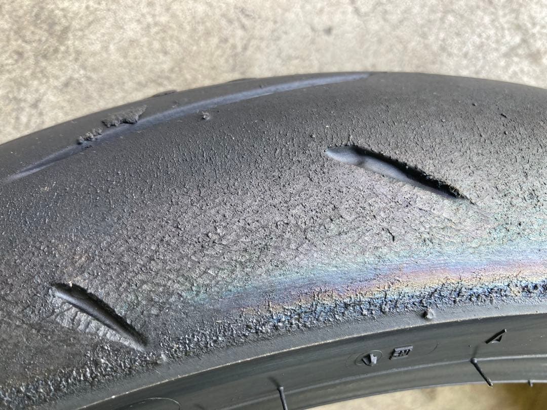 中古　ダンロップ　α13 sp H 前後　2023製　110/150-m1