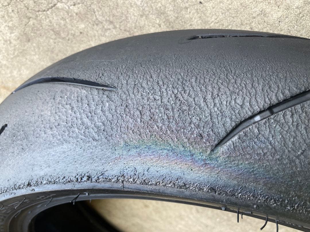 中古　ダンロップ　α13 sp H 前後　2023製　110/150-m1