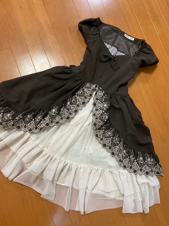 innocent world 馬車柄ワンピース