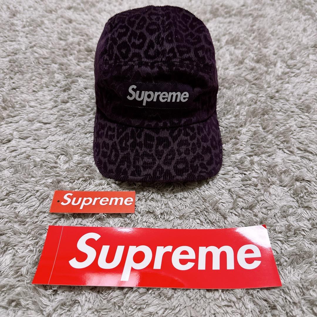 Supreme Leopard Corduroy Camp Cap キャップ - メルカリ