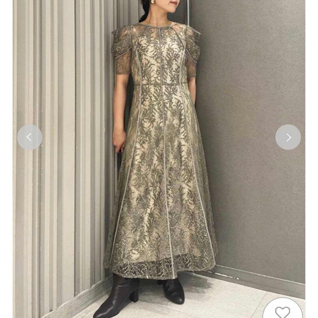 13日までの出品】リーフレースパイピングドレス fray id - メルカリ