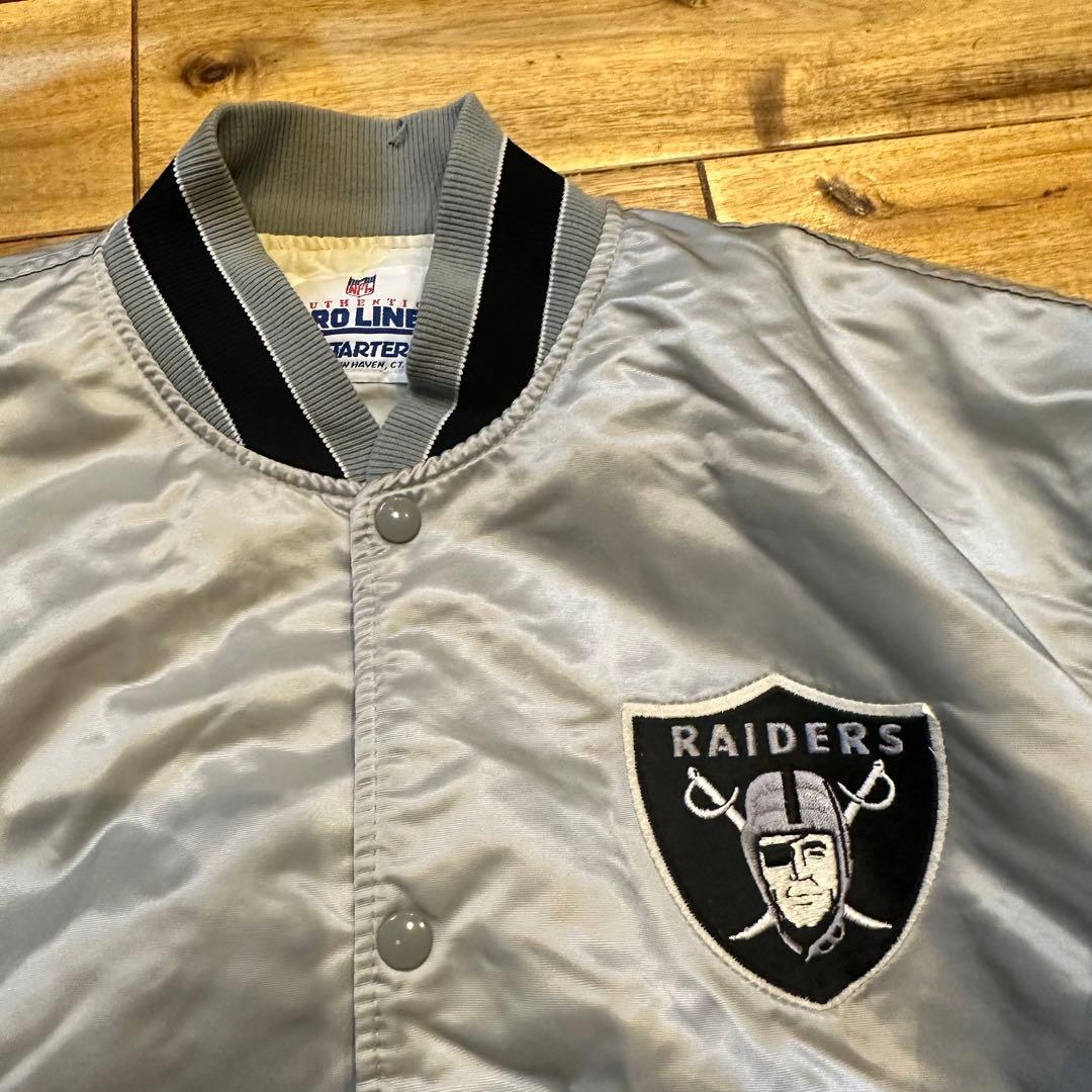 vintage Los Angeles raiders Starter シルバー - メルカリ