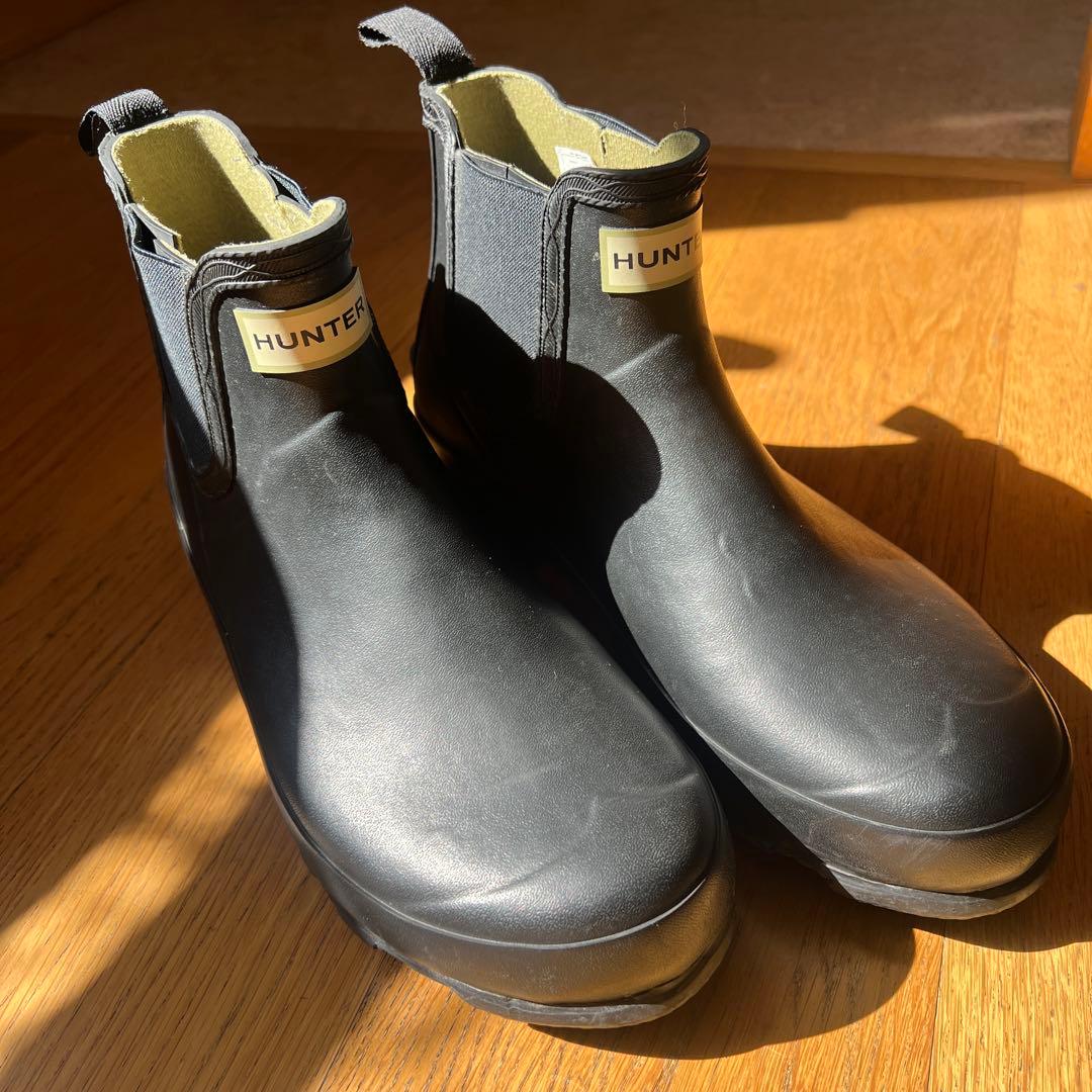 ハンター メンズレインブーツ ショートノリスフィールド チェルシーブーツUK9 HUNTER（ハンター） ○○正規品 レインブーツ ショート HUNTER