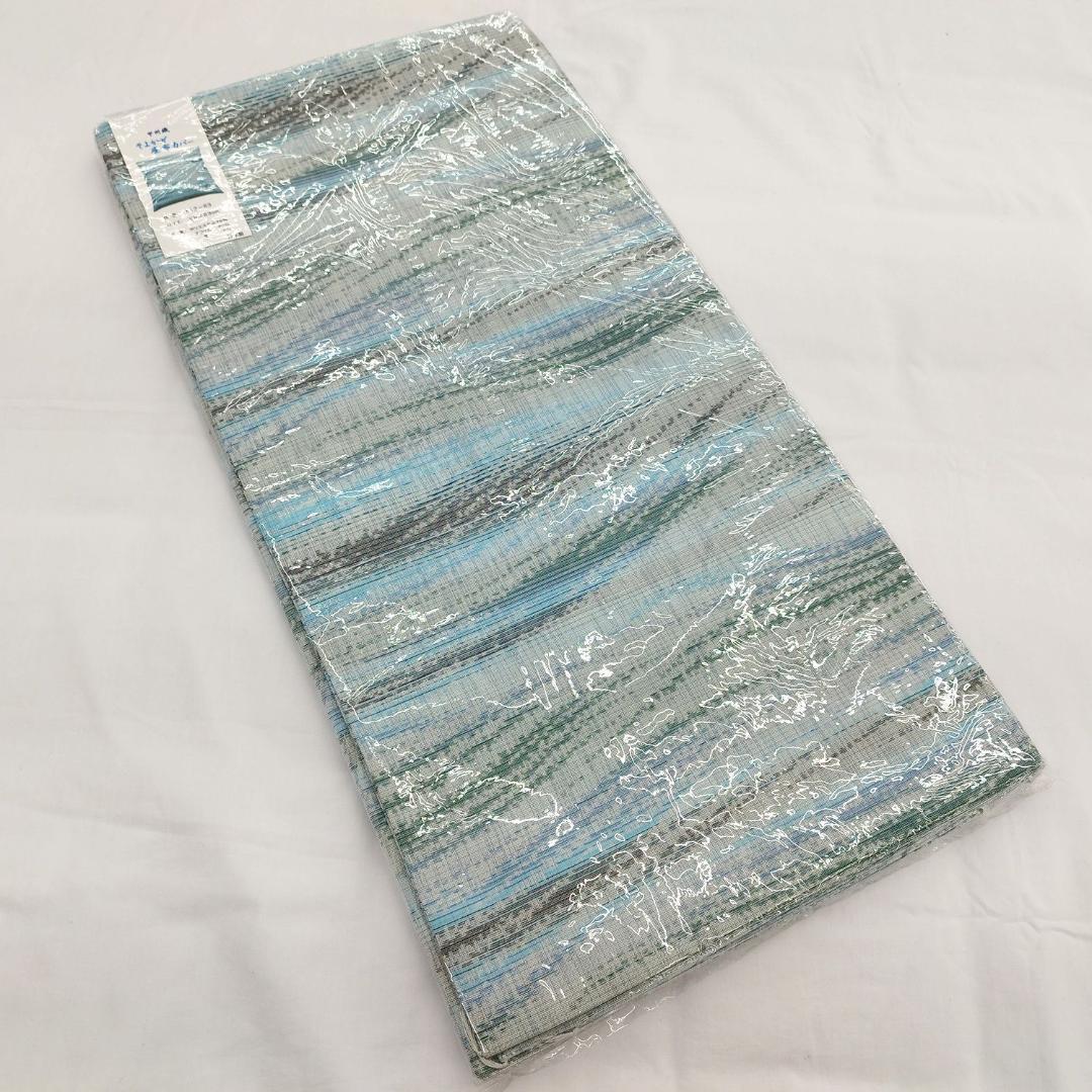 新品　座布団カバー　5枚組　夏用　八端判　麻混　ブルー　国産ー 日本製 麻混 八端判座布団カバー 夏用 座布団カバー【 木かげ 麻の葉