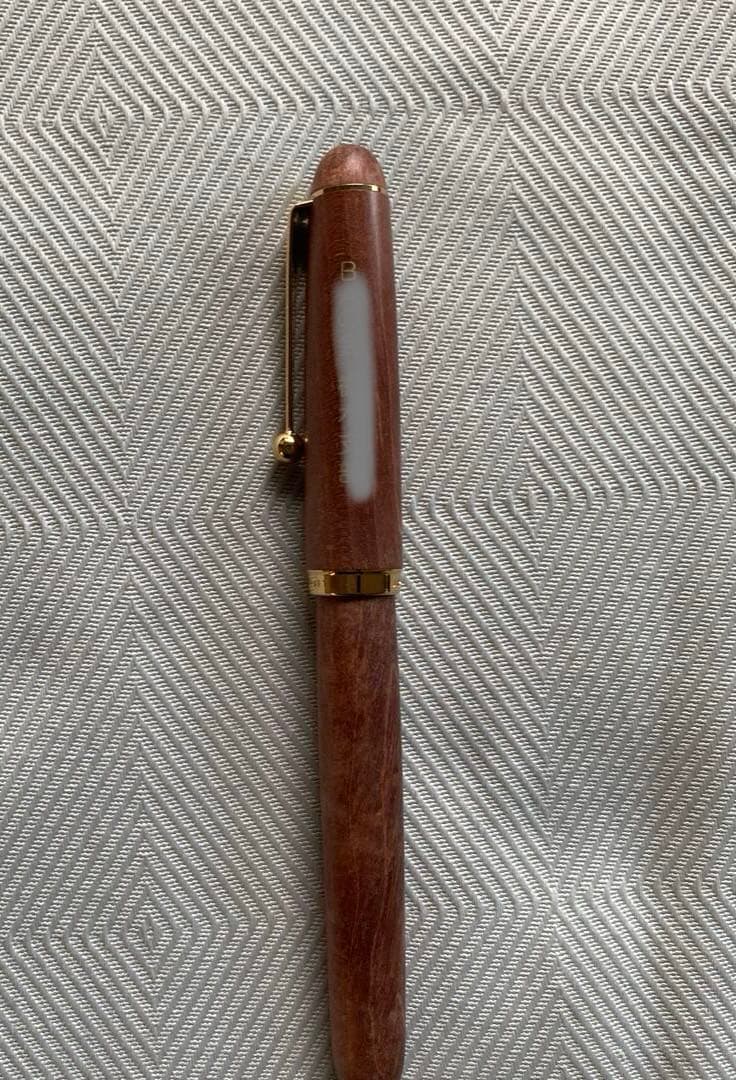 パイロット 木製 万年筆 ブラウン カスタム アート カエデ ジャパン 14k