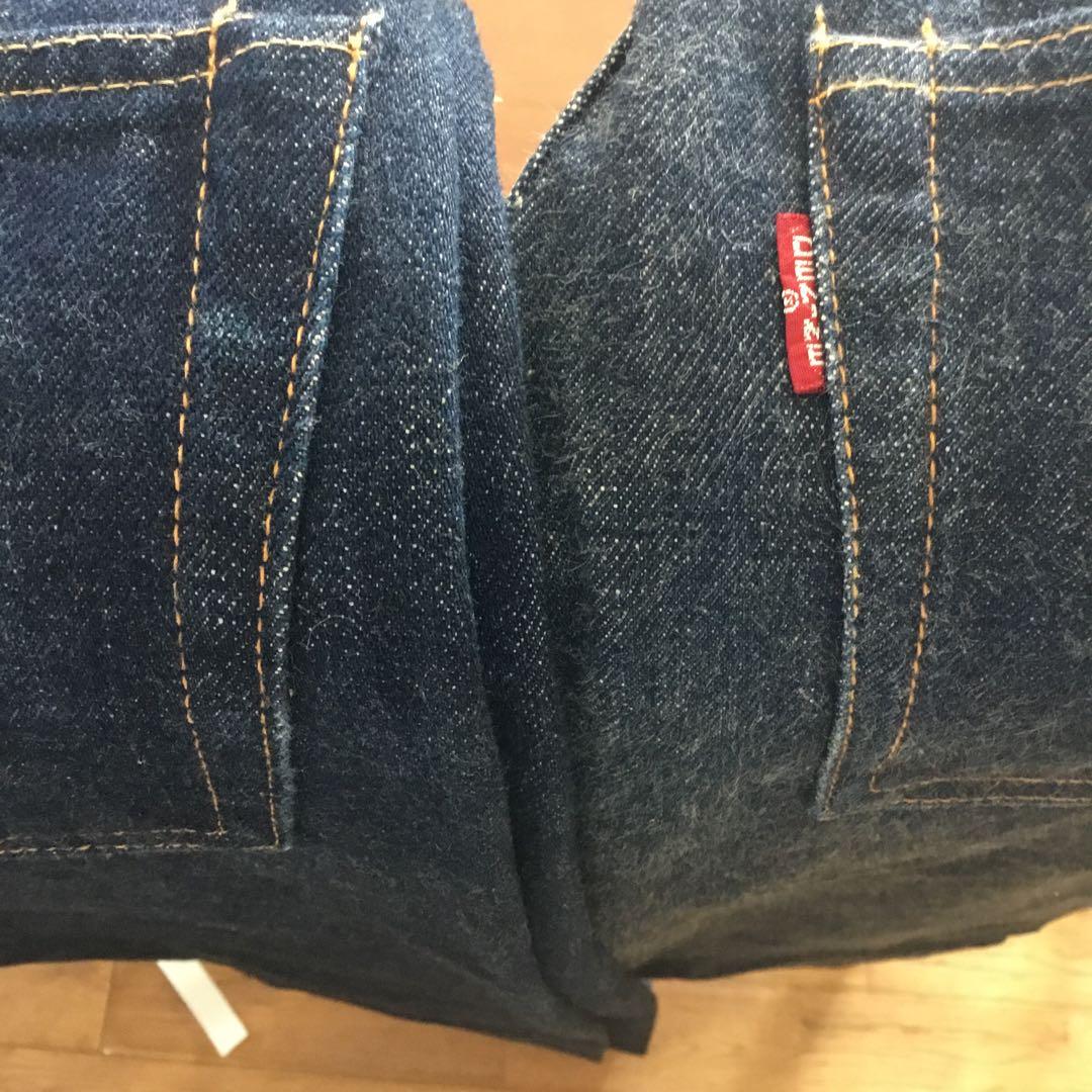 旧ドゥニーム 501 zxx ジッパー モデル リジットリンス W27 L90