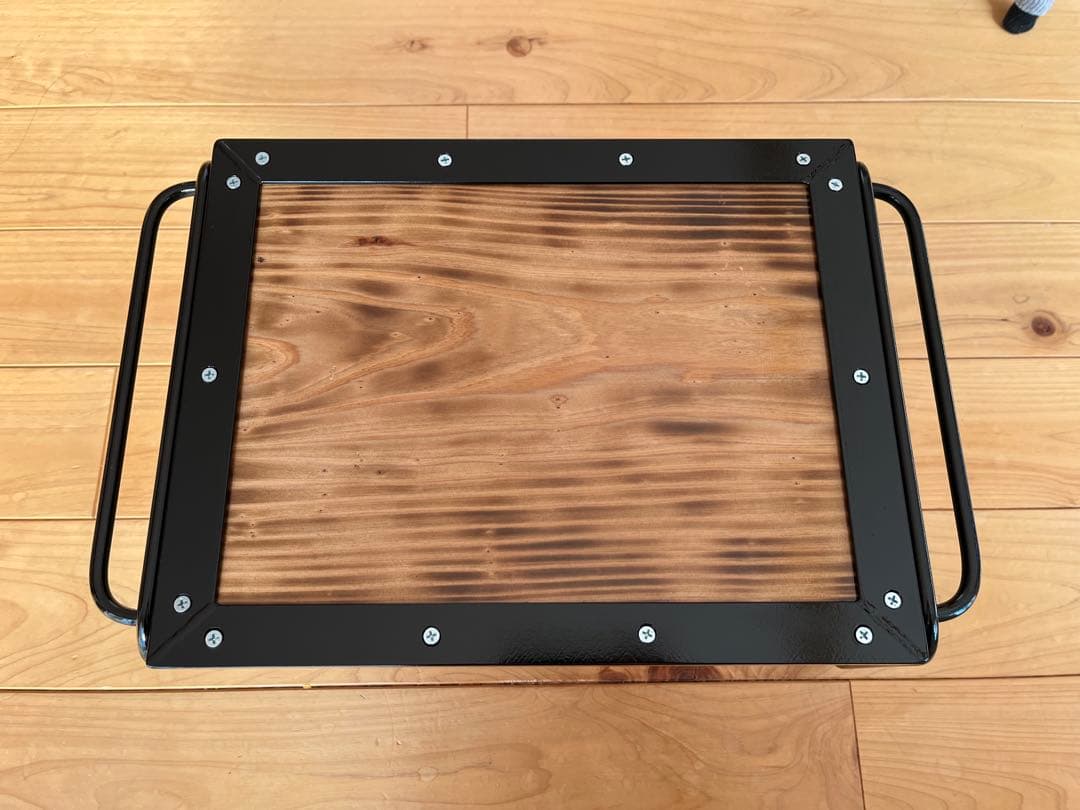 アイアン テーブル ハンドメイド アウトドア キャンプ 天然木 BBQ www