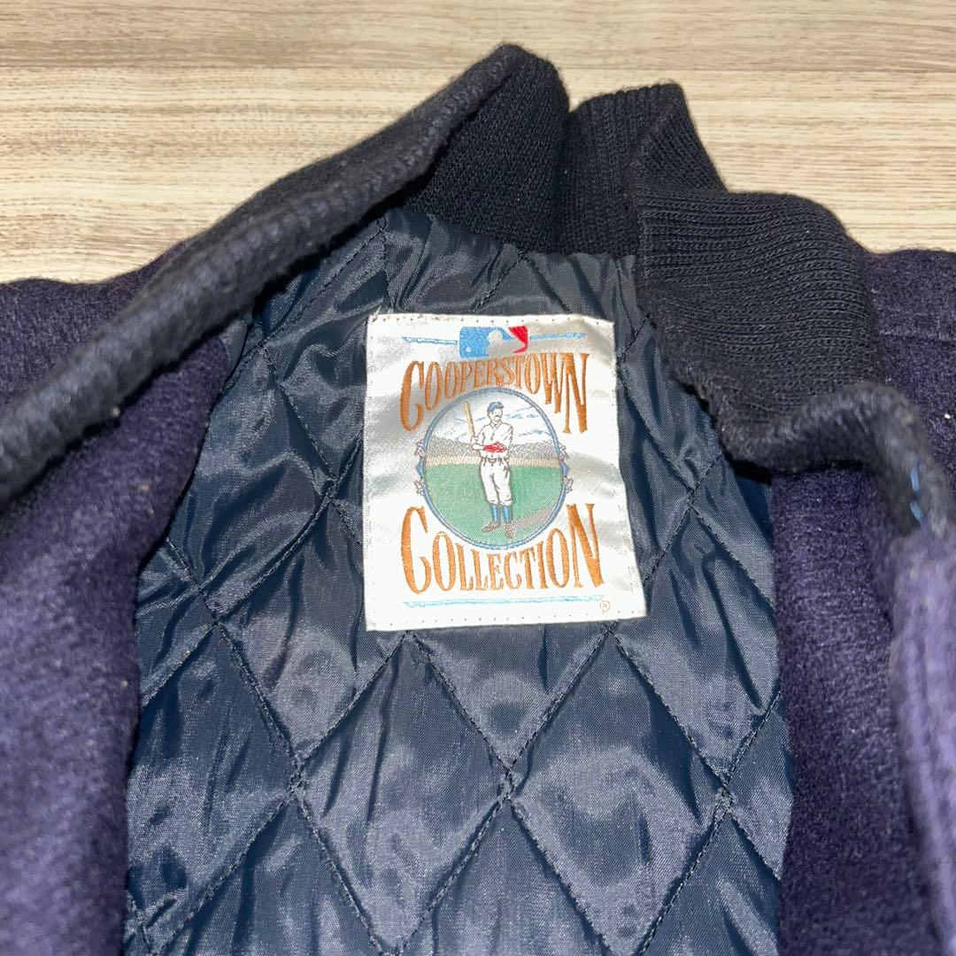 80s USA製 Cooperstown 袖レザー ヤンキース スタジャの通販はau PAY
