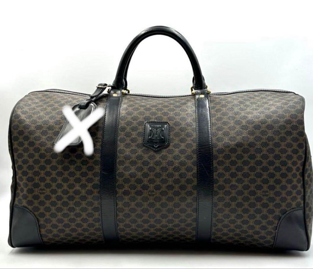 CELINE セリーヌ　ボストンバッグ　旅行 CELINE（セリーヌ） ボストンバッグ 旅行バッグ トラベル マカダム PVC