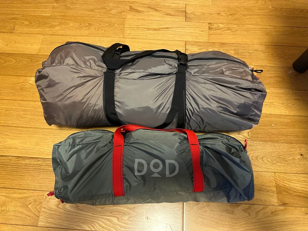 DOD ライダー　ワンタッチテント➕タープセット DOD（ディオーオーディー） テント ライダーズバイクインテント T2-466