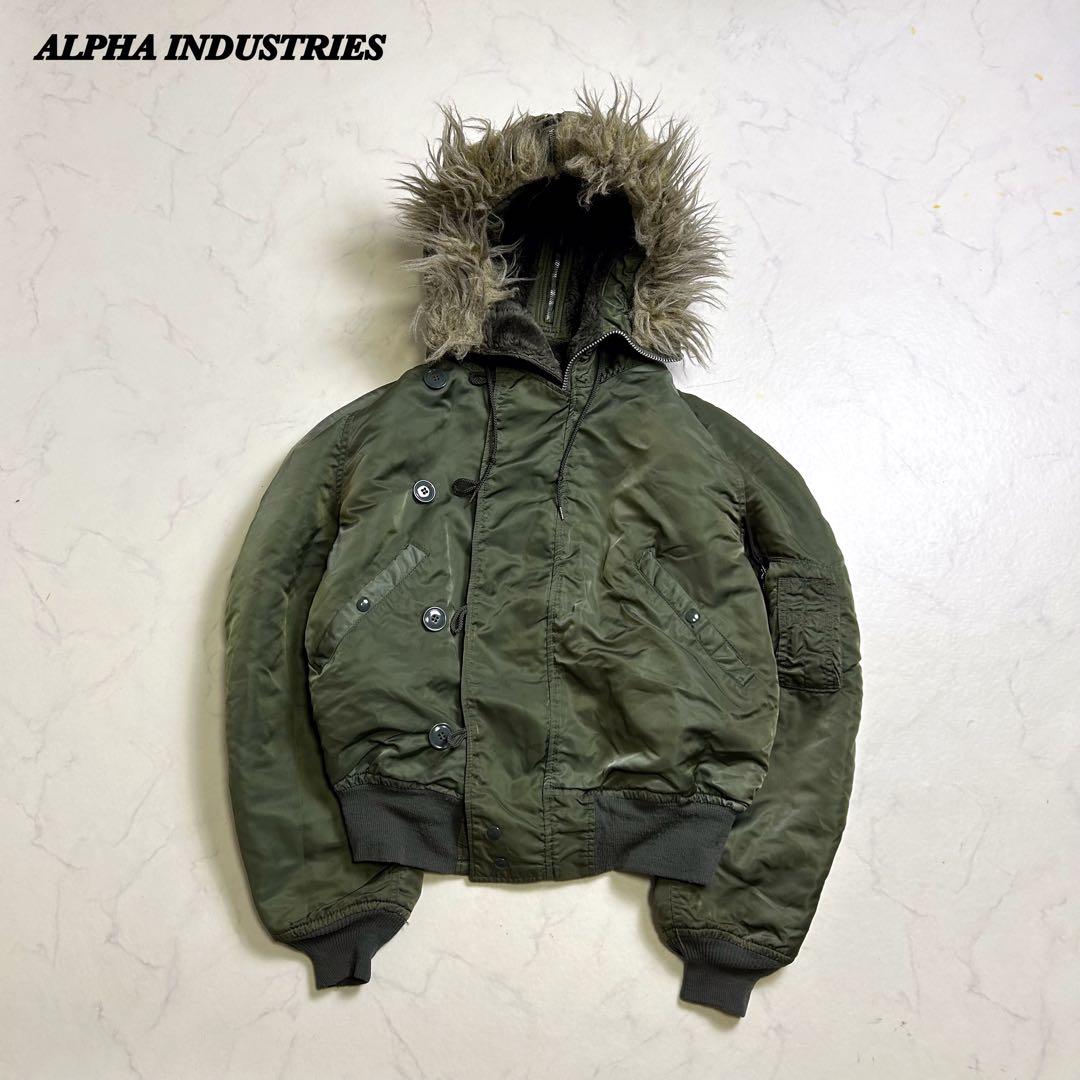 【USA製】90s アルファインダストリーズ N-2B フライトジャケット L Alpha Industries（アルファ・インダストリーズ） 90's 米国製 MADE IN