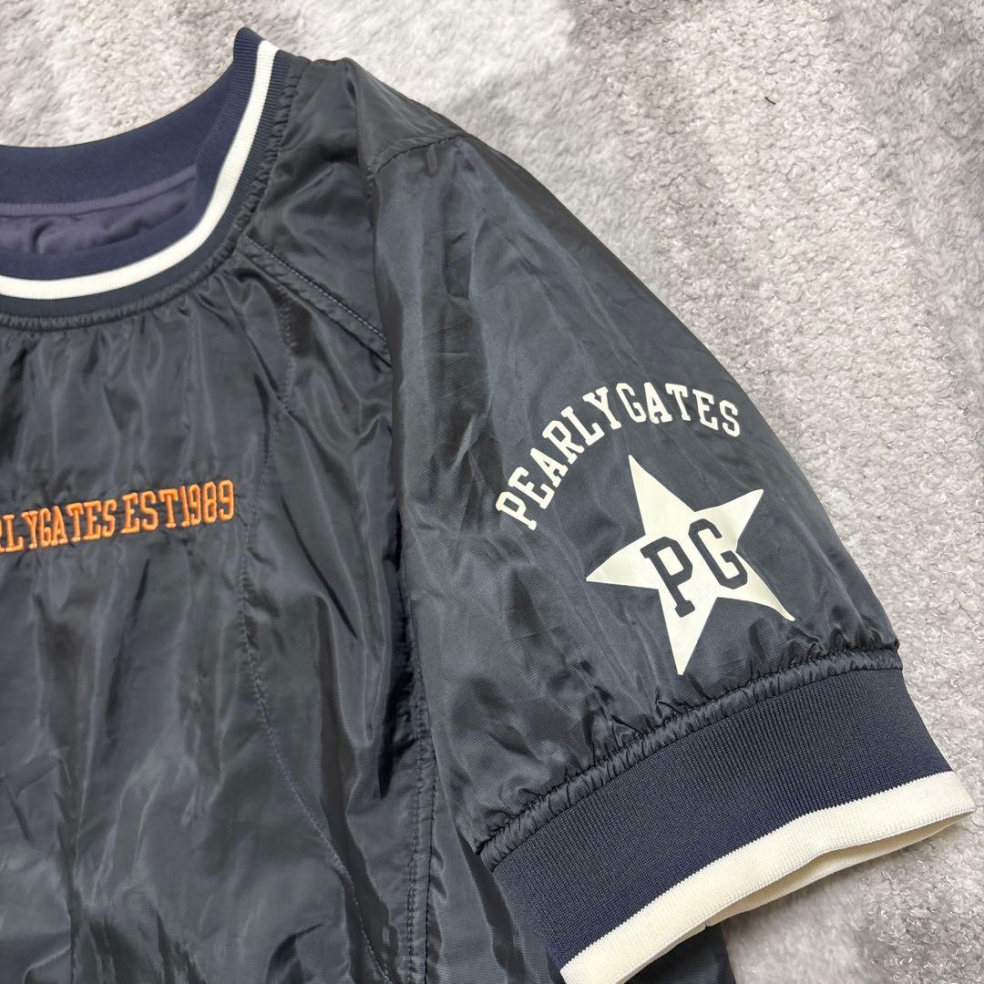 パーリーゲイツ リバーシブル 中綿プルオーバー スニード レディース