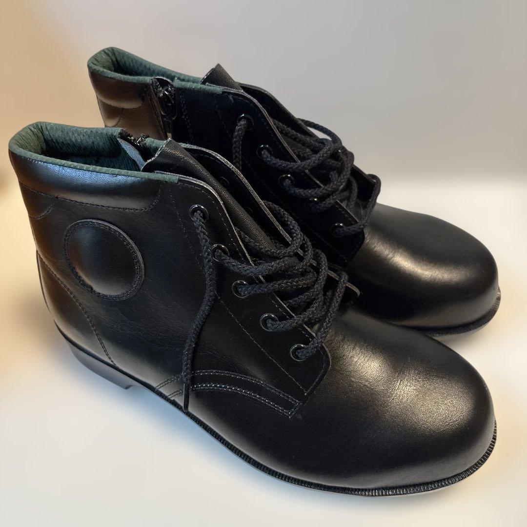 2341.ノサックス安全靴 ブラック ハイカットブーツ 25.5cm