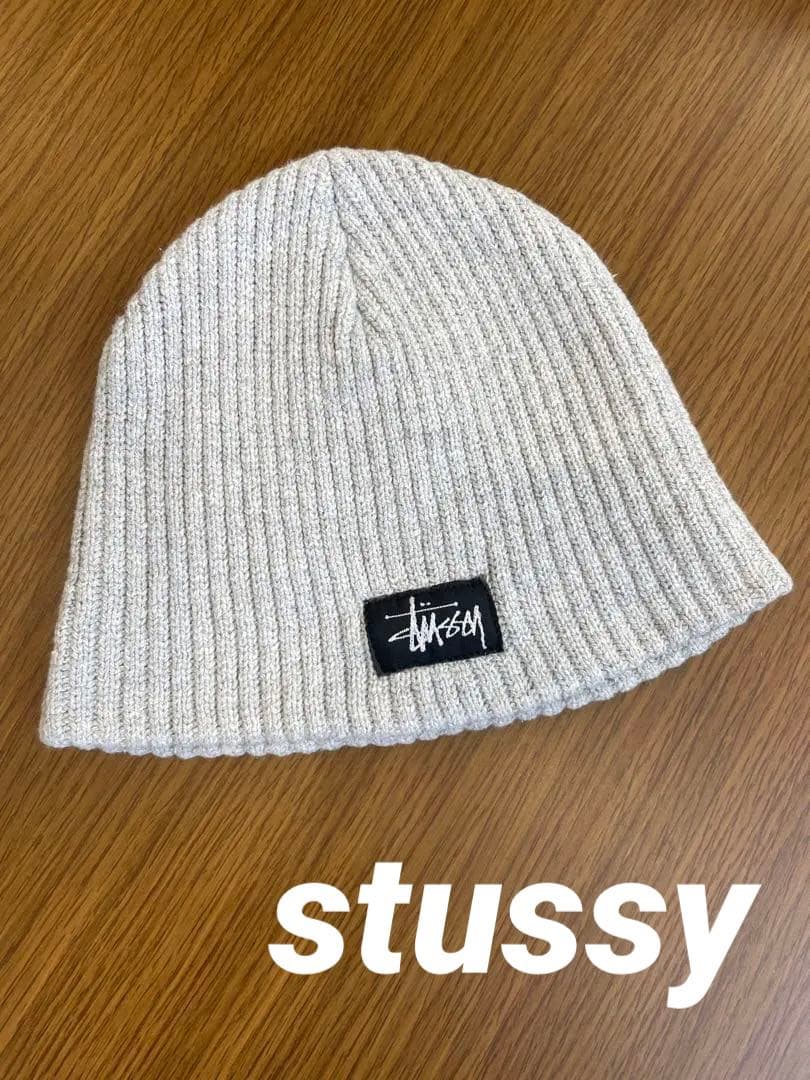 Made In USA” old stussy 紺タグ ロゴ ビーニー 90s - メルカリ