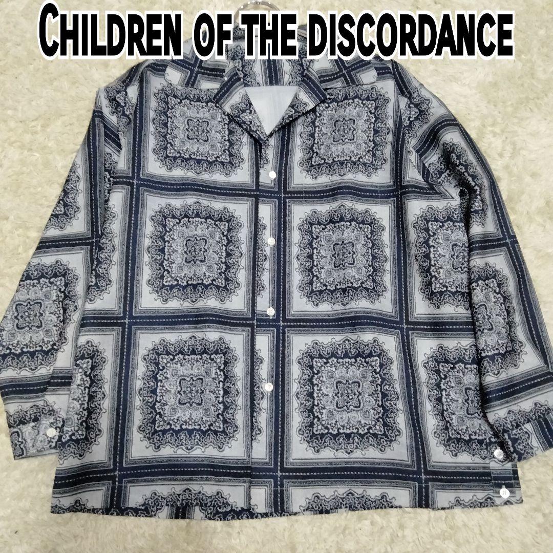 チルドレンオブザディスコーダンス バンダナ柄長袖シャツ｜Children of