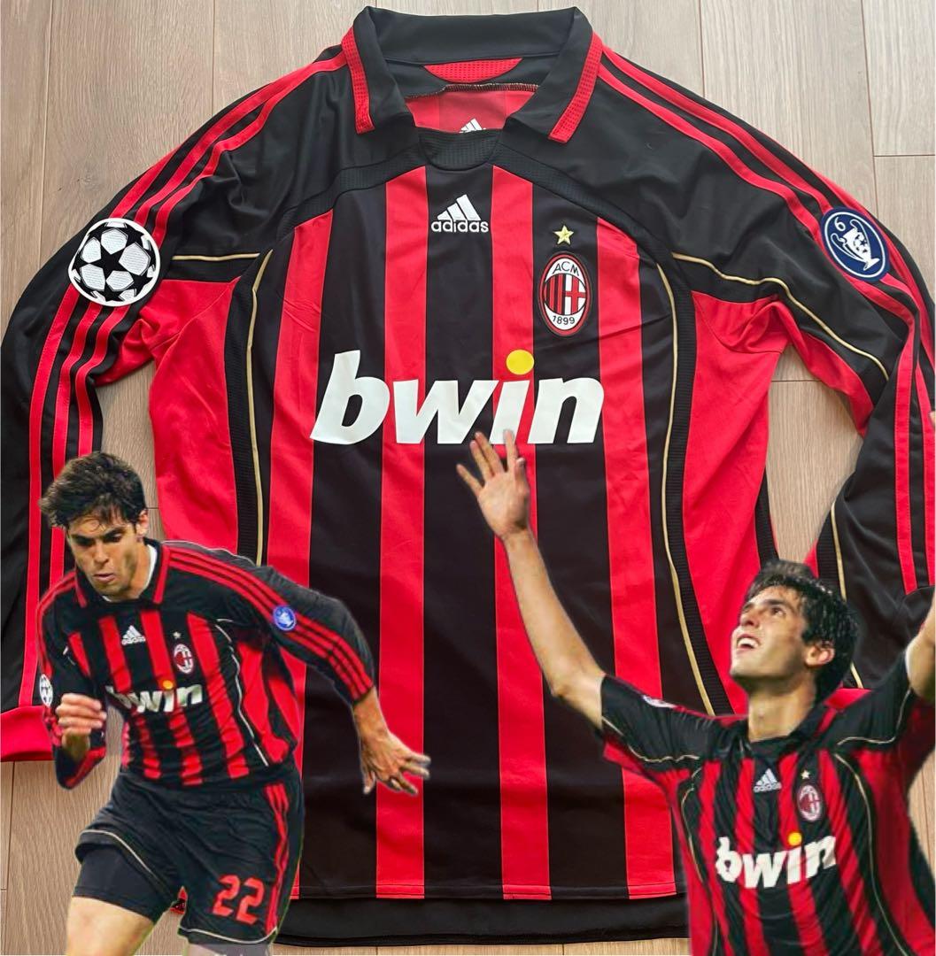 06-07 ACミラン カカ 長袖 ユニフォーム アディダス L - メルカリ
