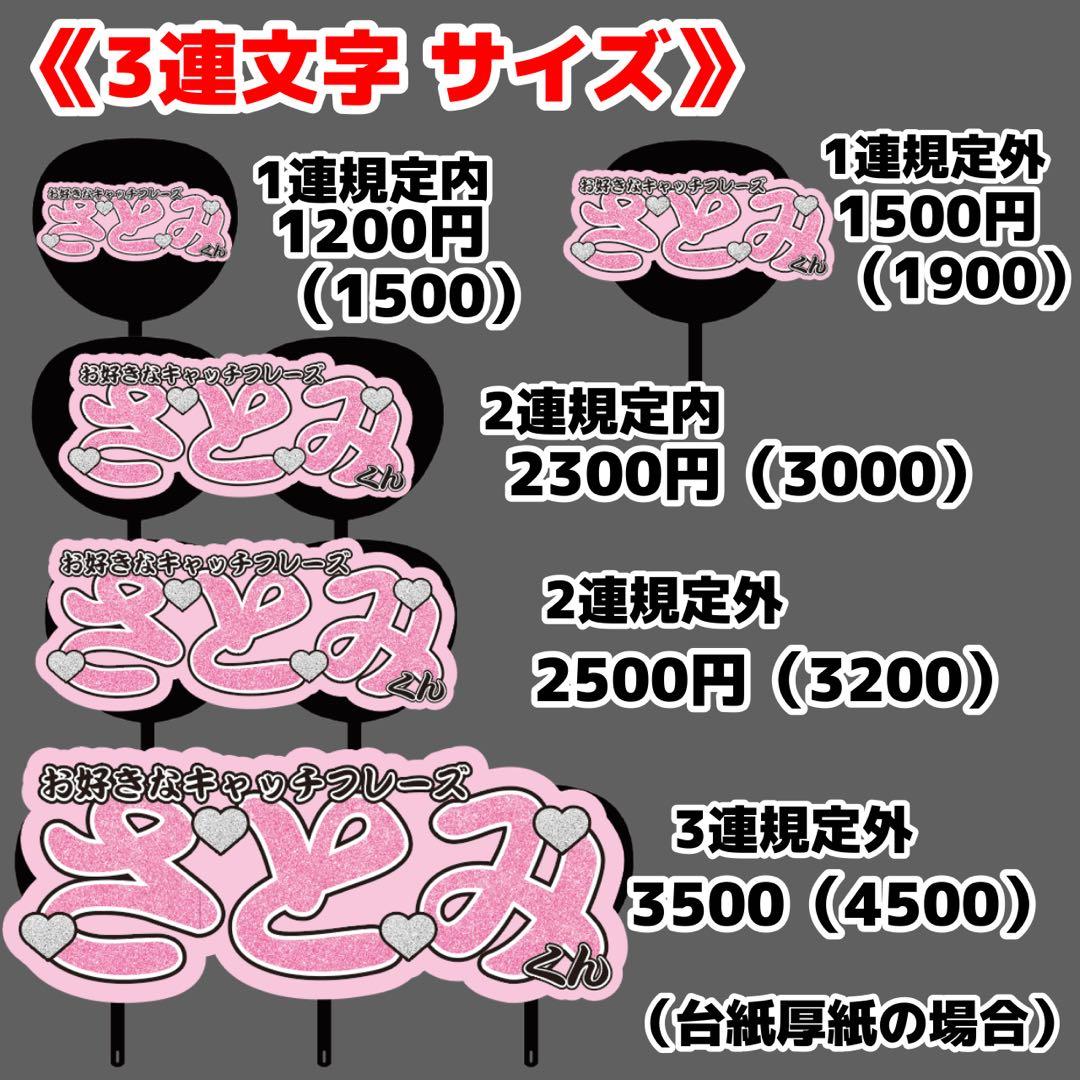 連結文字パネル うちわ文字 オーダー うちわ屋さん ボード 連結パネル