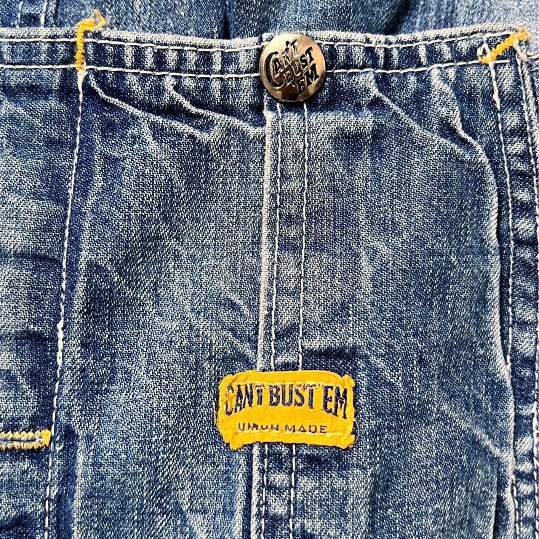 50s CAN'T BUST'EM デニムオーバーオール ヴィンテージ