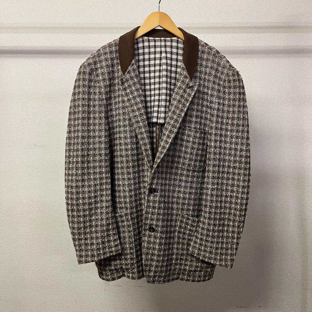 80s issey miyake 裏ジャガード テーラードジャケット アーカイブ ISSEY MIYAKE（イッセイミヤケ） im MIYAKE DESIGN STUDIO 80s