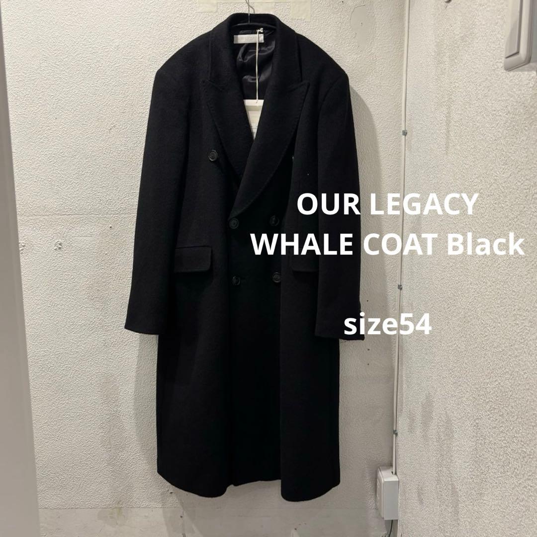【サイズ54(L〜XL)】OUR LEGACY WHALE COAT Black Our Legacy Whale Coat | Black Hairy Wool | Canoe Club