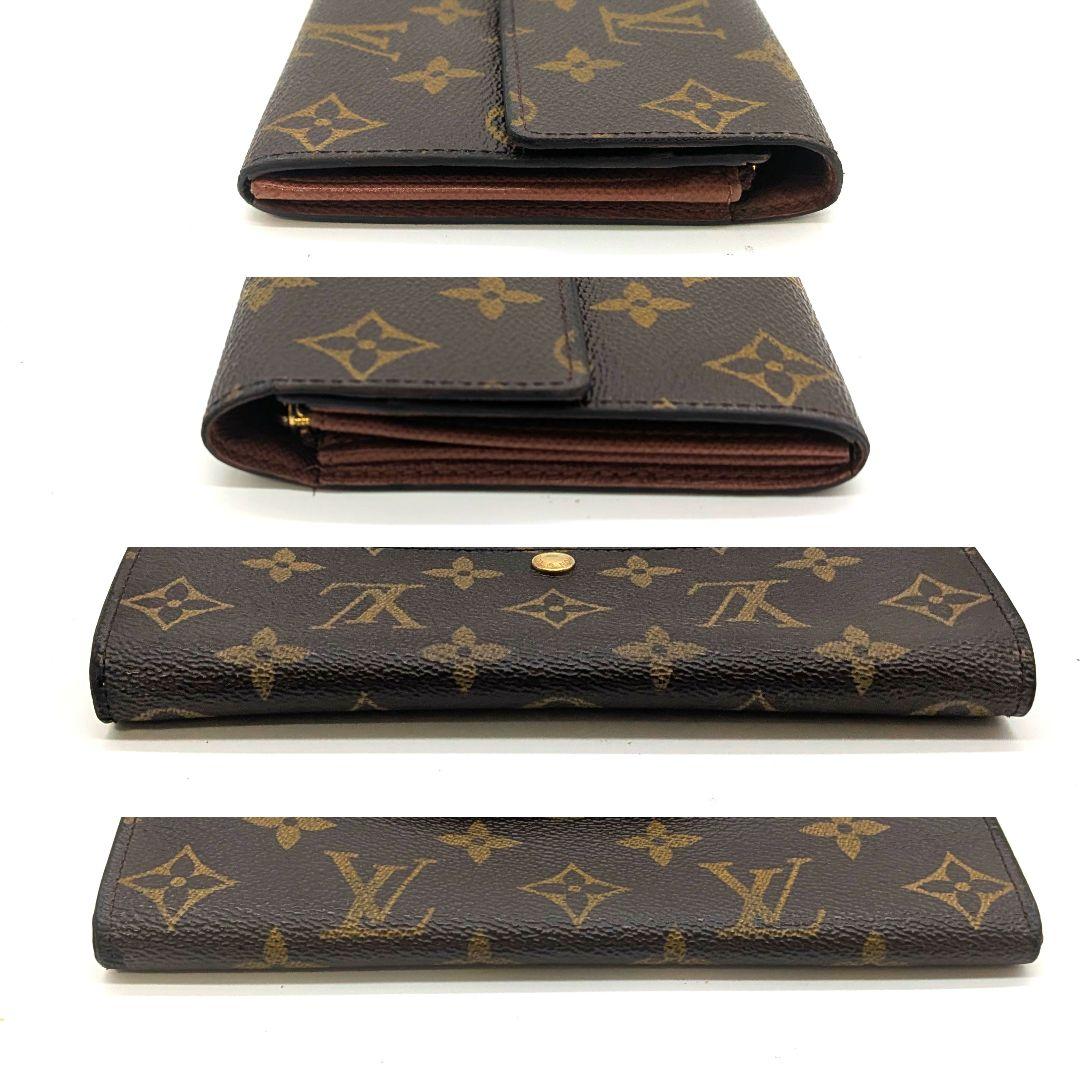 ルイヴィトン モノグラム ポシェット ポルトモネ クレディ 長財布 C43
