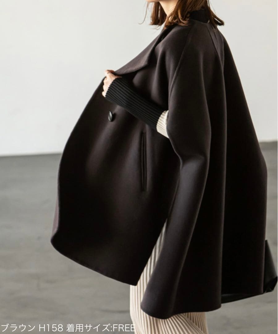 美品 NOBLE ノーブル MTRリバーポンチョ ジレ - メルカリ