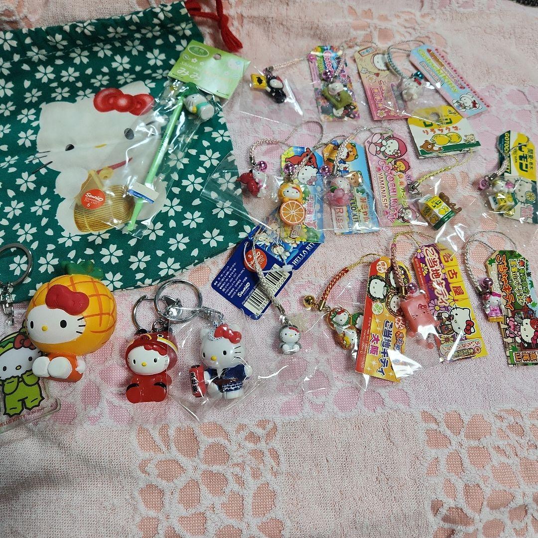 ご当地キティストラップ　キーホルダー　おまとめ　サンリオ ご当地キティ ハローキティ ストラップ まとめ売り キティちゃん