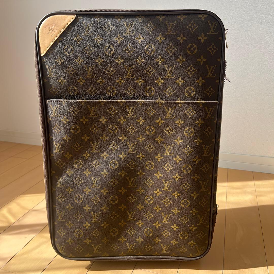 Louis Vuitton モノグラム キャリーケース 中型 ルイヴィトンホライゾンソフト 4R55 キャリーケース 14145 グレー