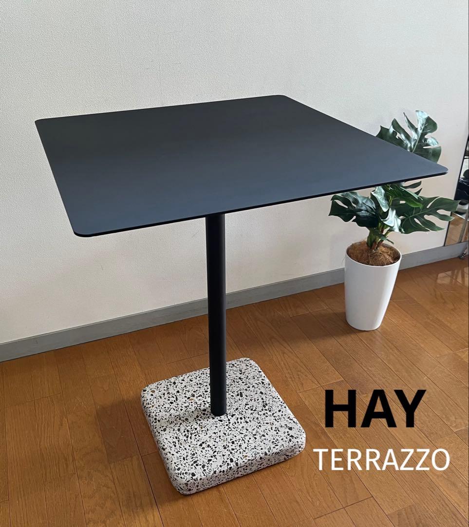 HAY ヘイ　テラゾーテーブル　正方形　ダイニング　北欧スタイル　モダン HAY TERRAZZO TABLE / ヘイ テラゾー スクエアテーブル - インテリア