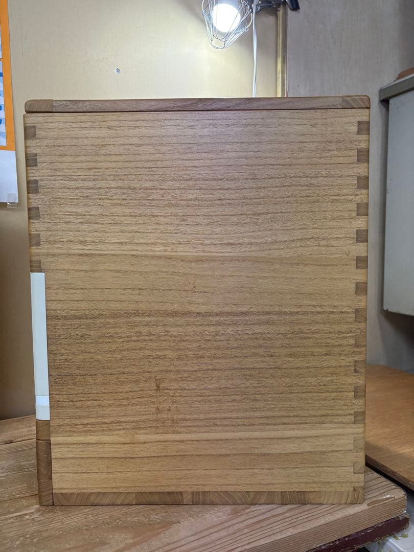 桐の米びつ10kg用 桐子モダン ほぼ未使用 G｜桐の米びつ10kg