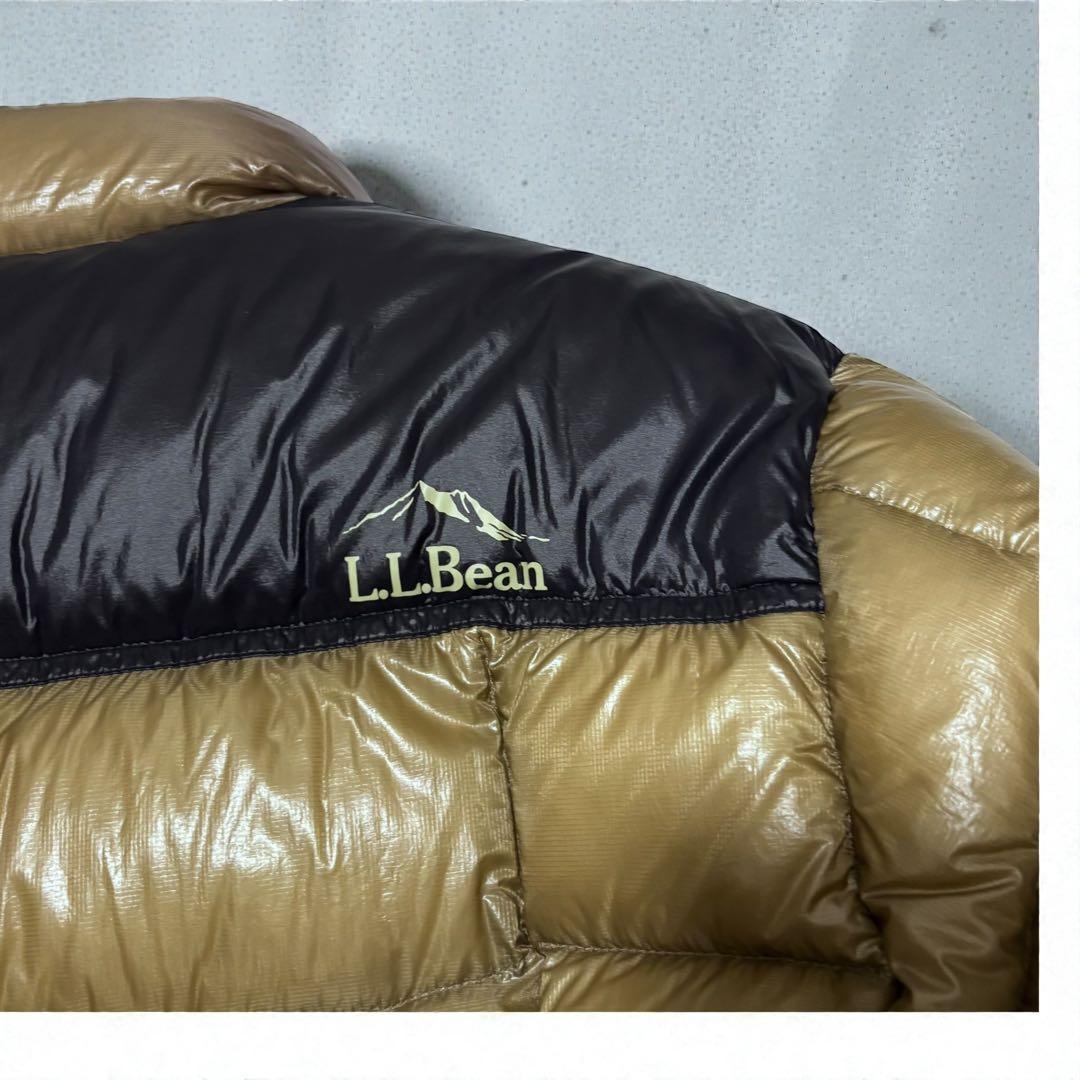 L.L.Bean 800FP 軽量ダウン XL ゴールド×ブラック