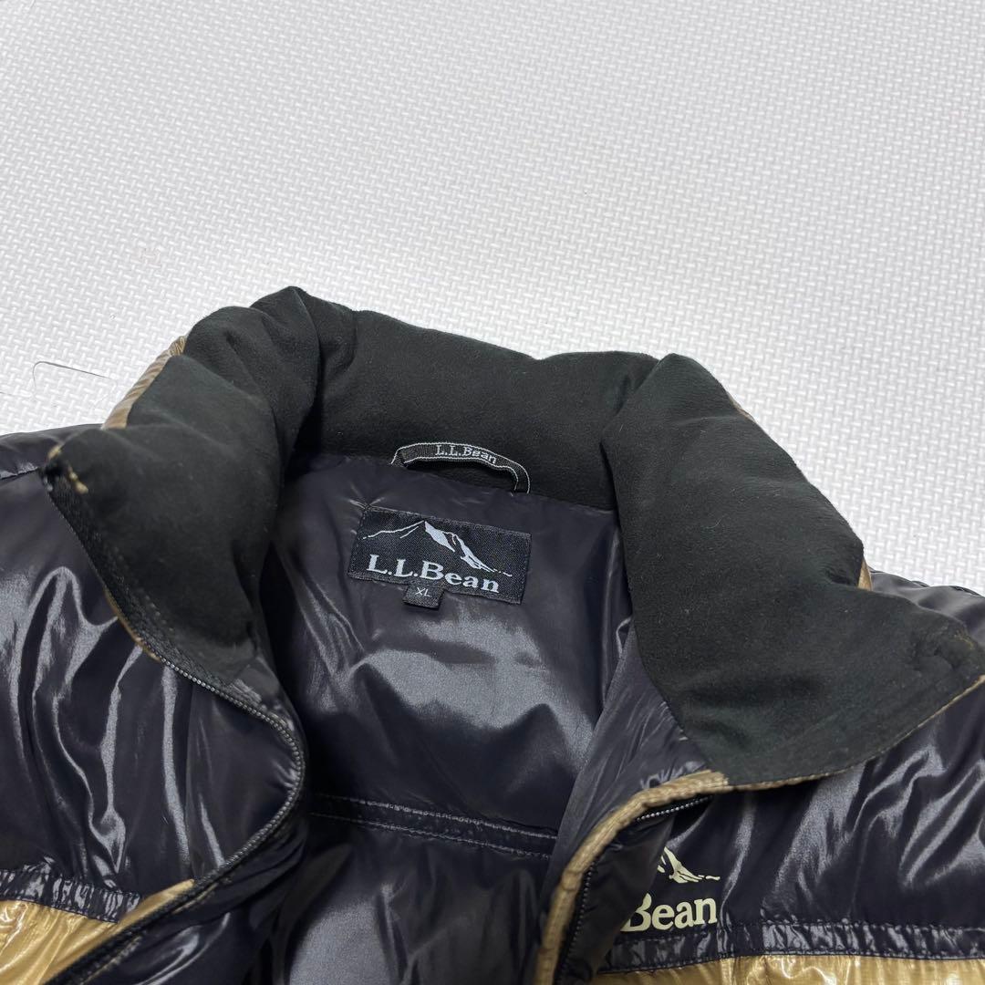 L.L.Bean 800FP 軽量ダウン XL ゴールド×ブラック