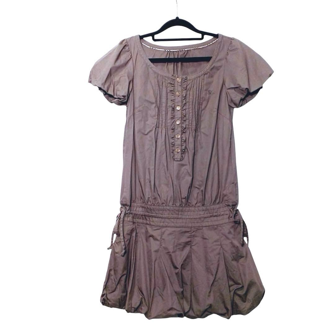 BURBERRY BLUE LABEL バルーンシルエット ワンピース